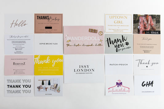 Thank you card - 100 Units