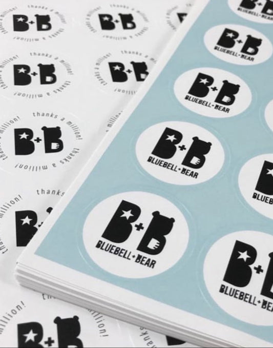 Branded stickers - 100 units